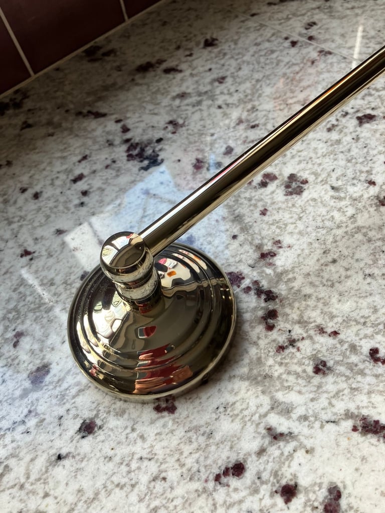 Towel Rail & Toilet Roll Holder