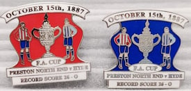 Preston North End v Hyde FA Cup badge