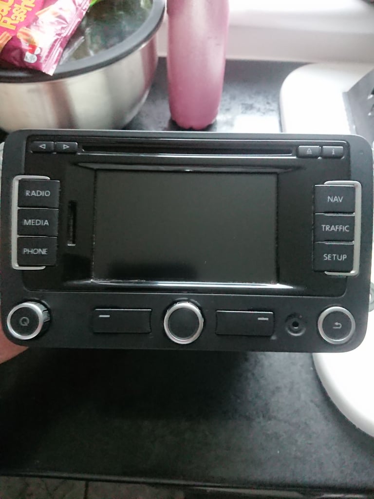 Duble din touch screen stereo rns 315 vag vw, skoda, seat 