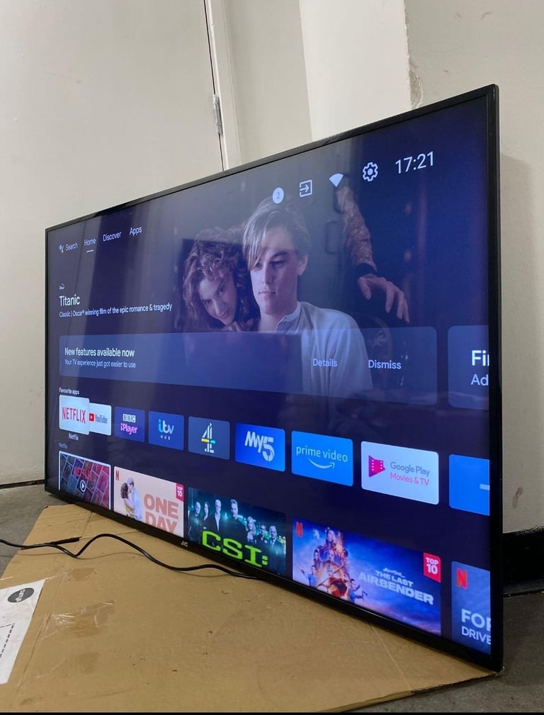 image for 50"JVC  4k UHD HDR SMART WIFI LED TV PERFECT WORKING 165£ 