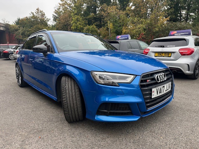 2017 Audi A3 2017 17-Reg Audi S3 TFSI Quattro Black Edition 5dr S Tronic Auto,FSH!!! HATCHBACK Pe...
