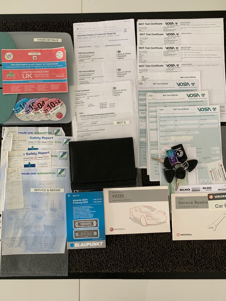 2005 Vauxhall VX220 2.0 i Turbo 16v Targa 2dr CONVERTIBLE Petrol Manual