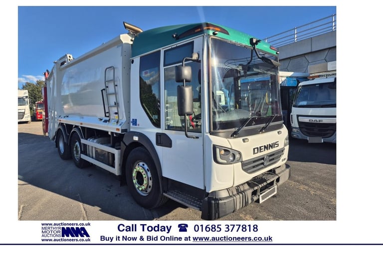 2016 Dennis Elite 6X2 AUTO 26TON MID STEER OLYMPUS BODY REFUSE C/W BIN LIFT (EURO 6) NA Diesel Au...