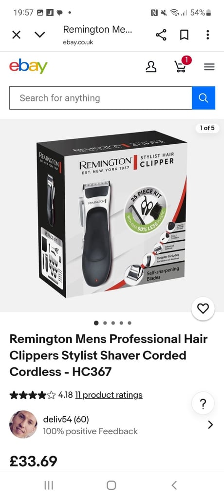 image for Brand new mens clippers 