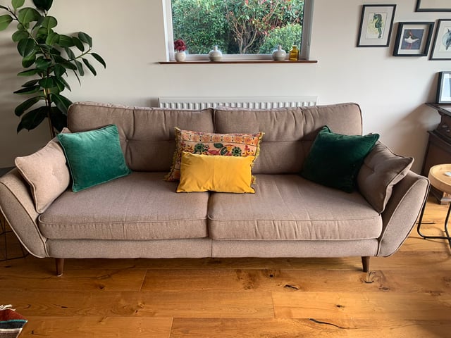 Dfs French Connection Zinc Sofa In