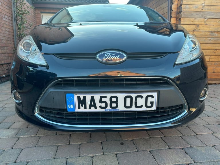 2008 Ford Fiesta Titanium 1.6L Black Manual Petrol
