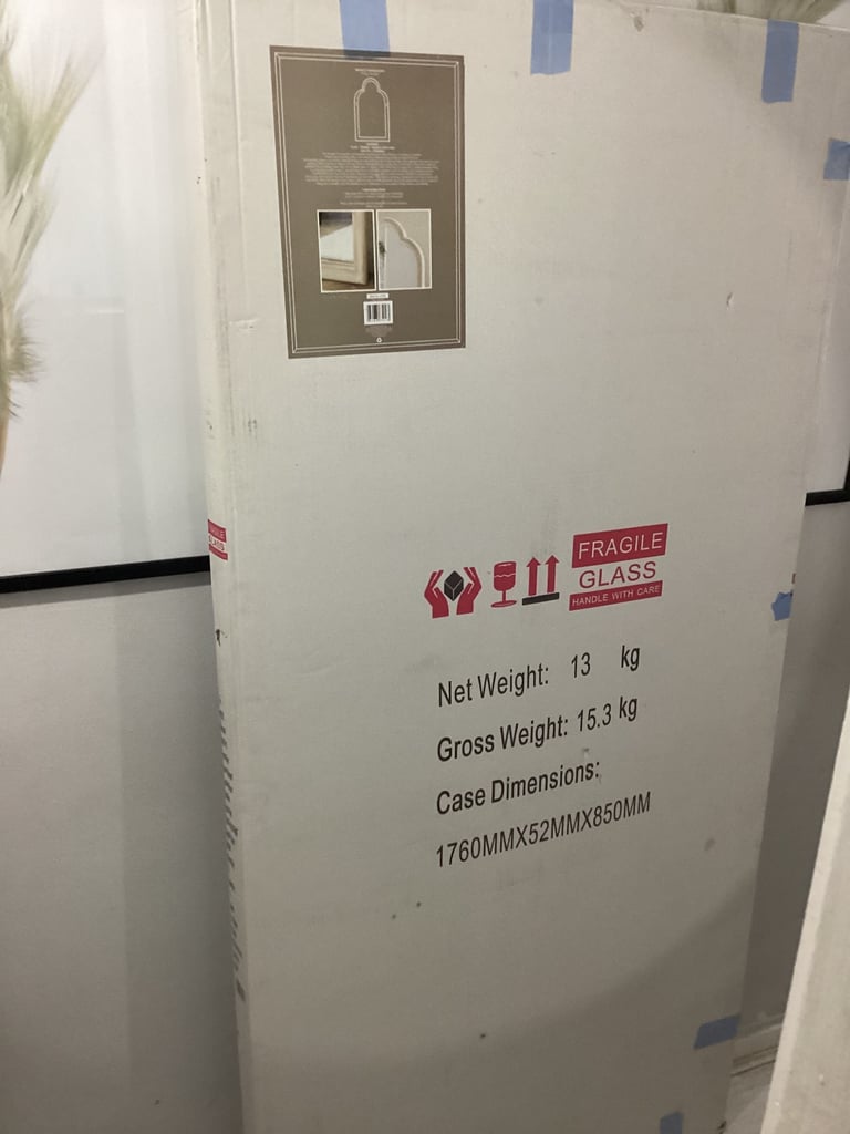 Brand new wooden Mirror 170cm tall