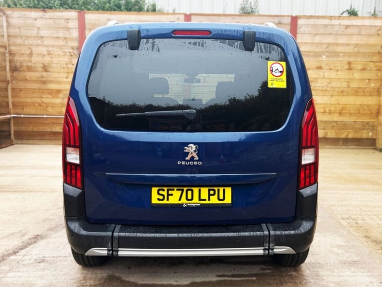 2020 Peugeot Rifter 4 Seat Auto Wheelchair Accessible Disabled Access Vehicle WAV MPV Diesel Auto...