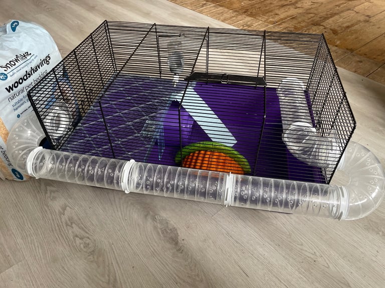 Good condition hamster cage 57cm x 37cm x 30cm