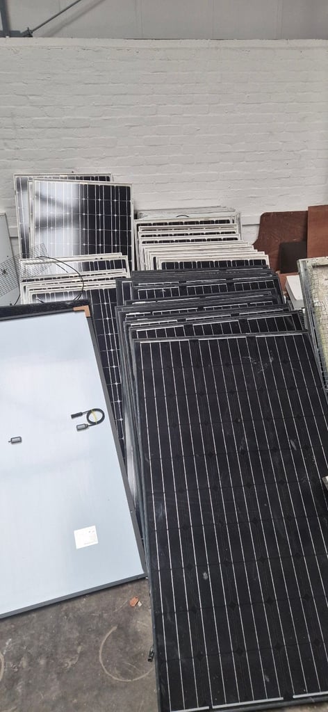Used solar panels