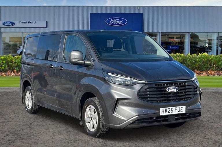 2025 Ford Transit Custom 320 Limited L1 SWB Double Cab In Van FWD 2.0 EcoBlue 136ps Low Roof, CAM...