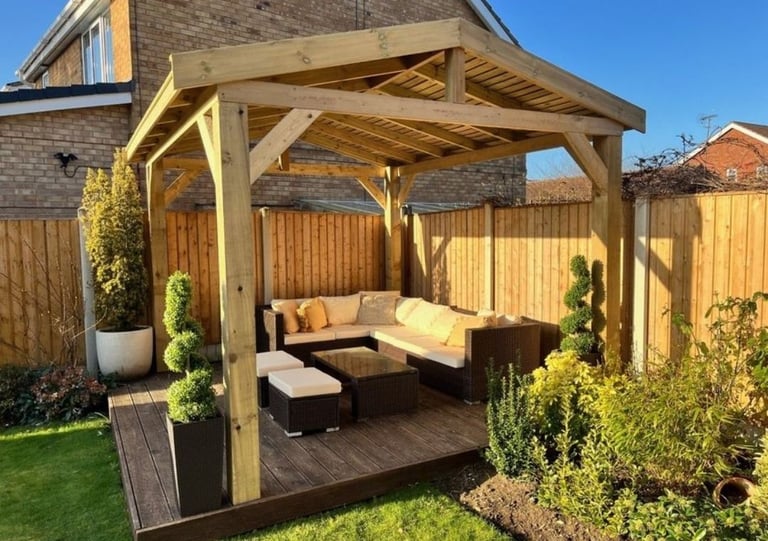 image for Timber pergula materials 