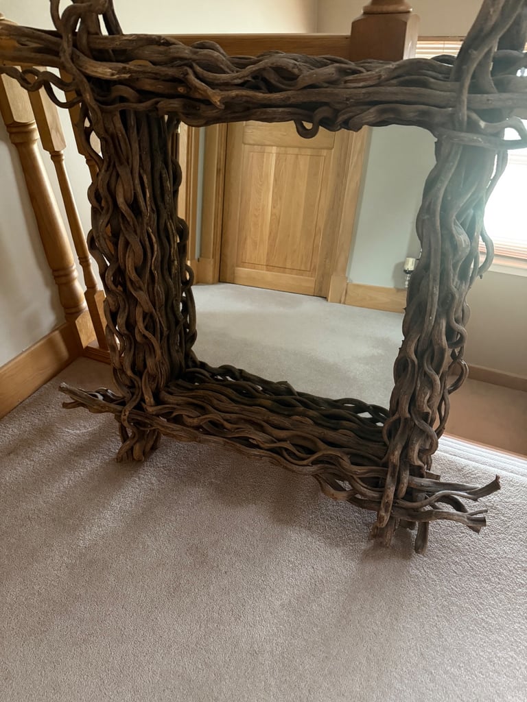 image for Vintage oceans apart driftwood mirror