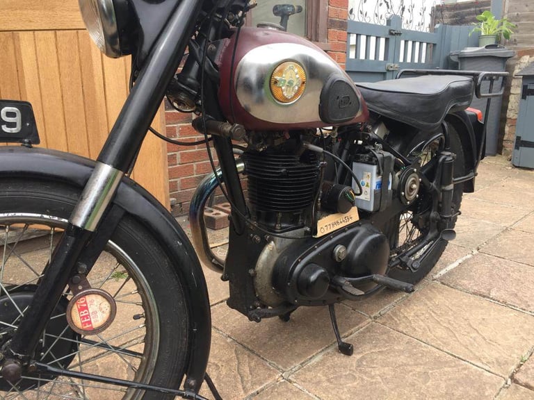 BSA 1956 m33 500 (cc) b33 b31 a65 running barn find project