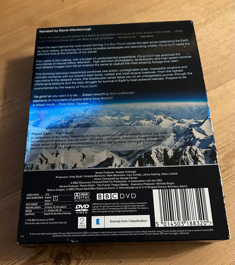 Planet Earth Complete Series DVD Set