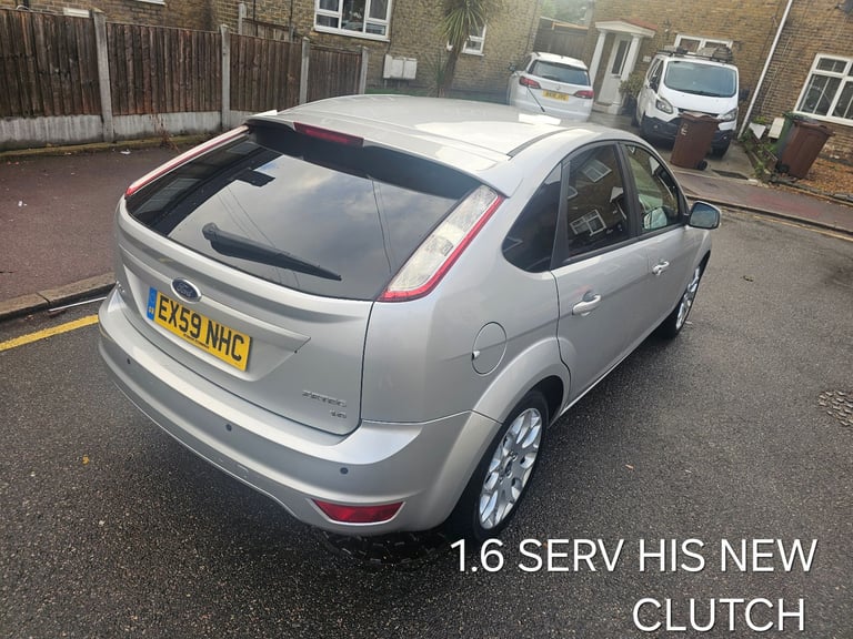 focus 1.6 zetec F.S.H NEW CLUTCH NEW CAMBELT LONG MOT JUNE 2026 DRIVES AN LOOKS PERFECT 