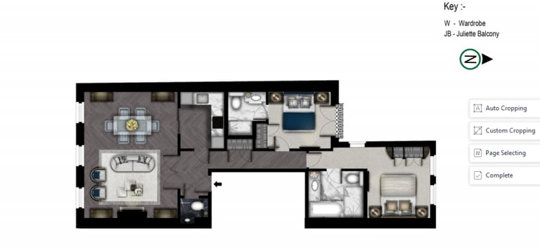 2 Bedroom Luxury Flat in Prince of Wales Terrace, Kensington, W8