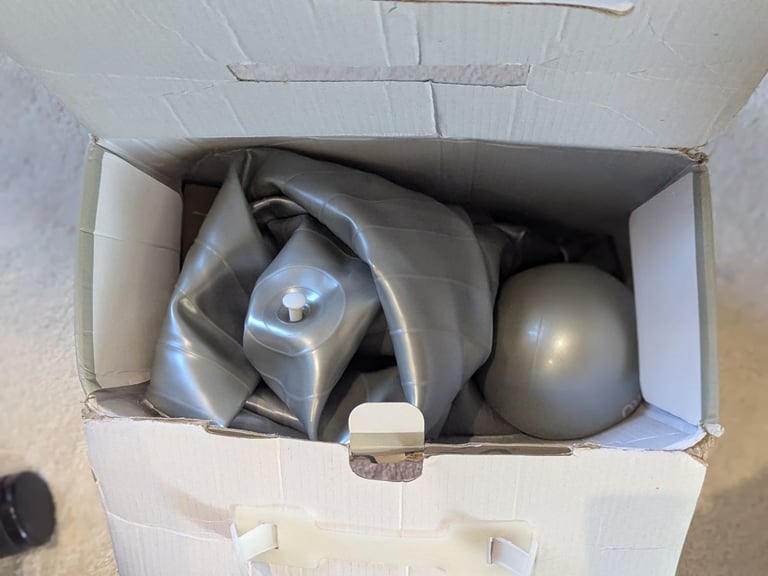 NEW USA pro weighted training sand bag yoga ball and Pilates set grey