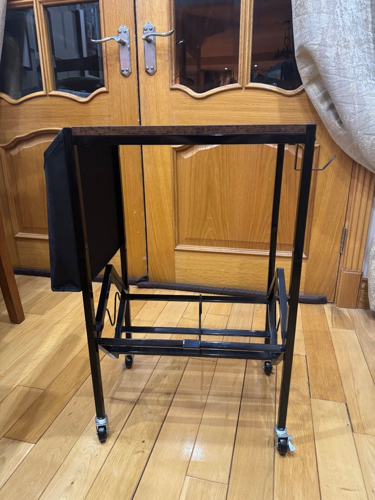 Vinyl Record Player Stand - Record Player Table with Storage Holds 80 Albums