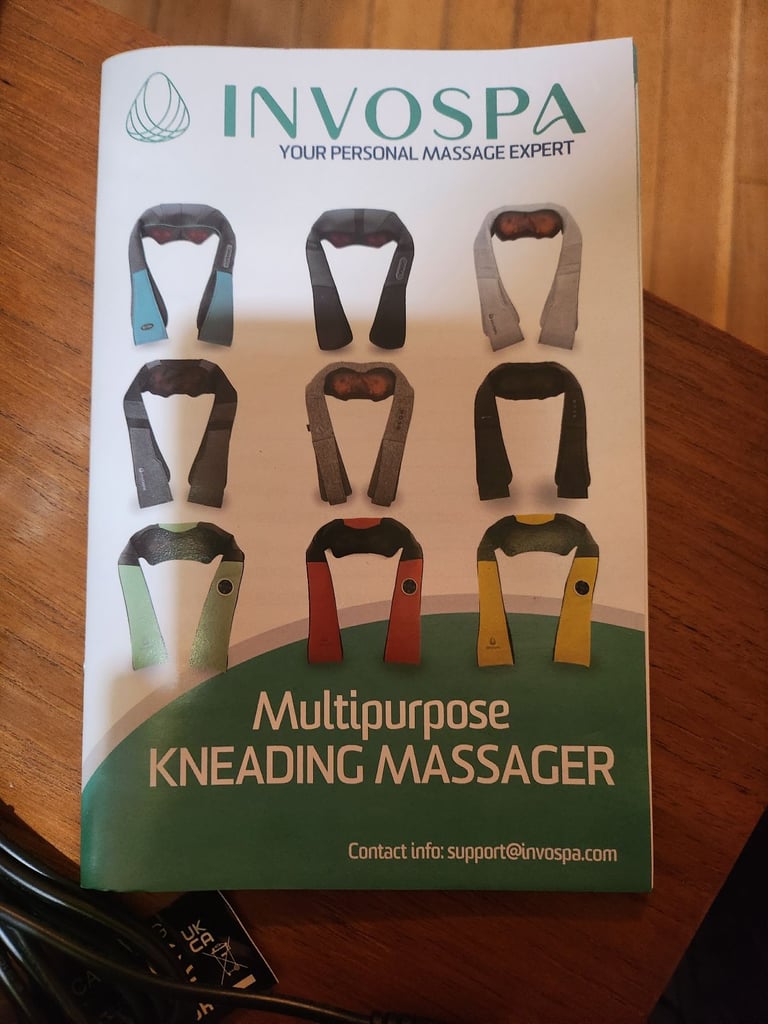 image for Invospa shiatus style heated massager