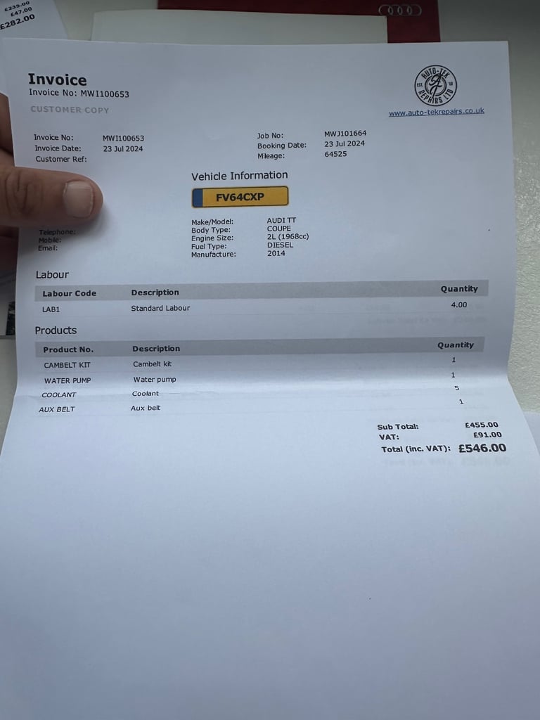 Audi, TT, Coupe, 2014, Manual, 1968 (cc), 2 doors