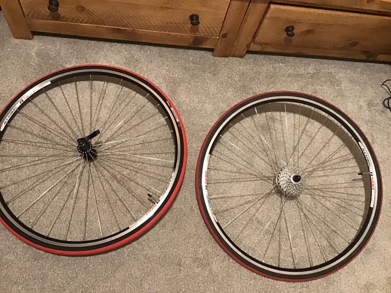 image for Alexrims R500 rim brake wheels Vittoria Zaffiro tyres and more!!