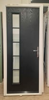 Ex Showroom Display Composite Door 900 x 2090 Anthracite Grey outside White inside