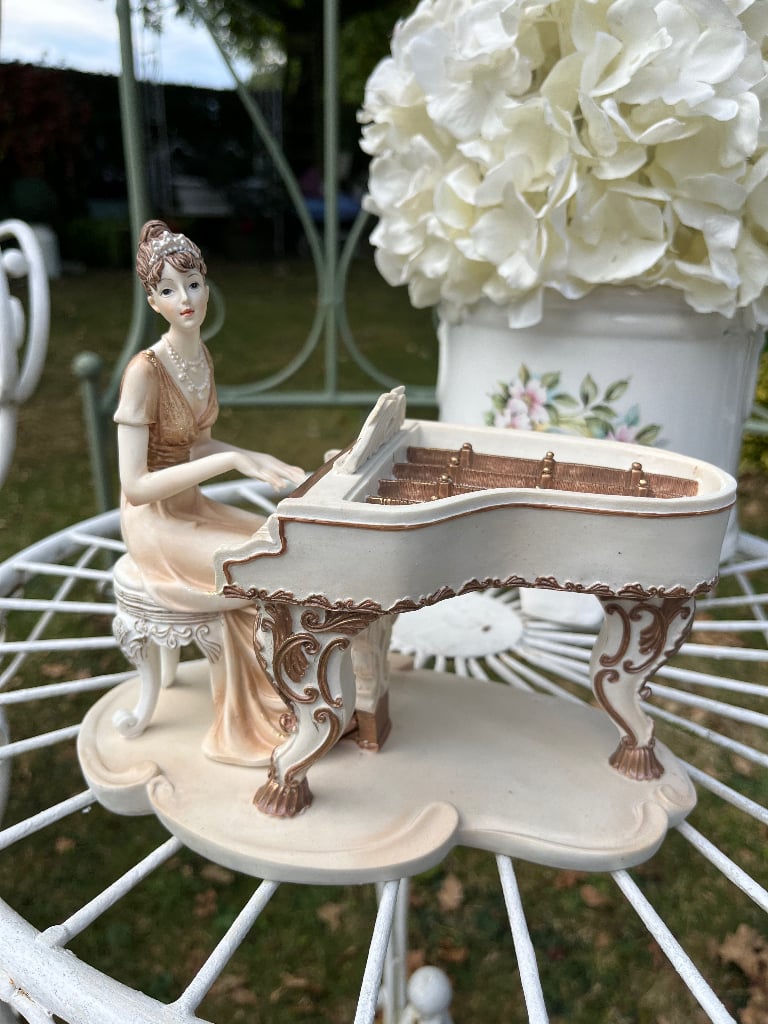 image for Madame Posh  sound of the piano figurine  