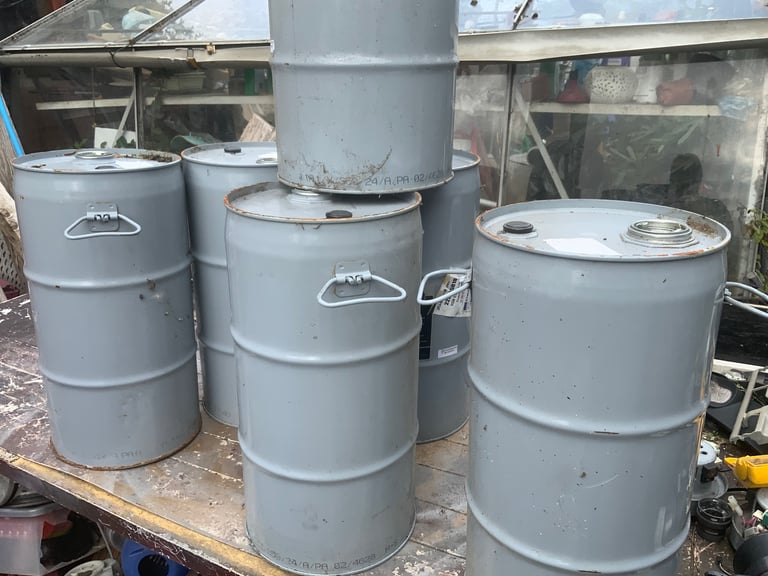 Soon be bonfire night , lge steel burning bins 