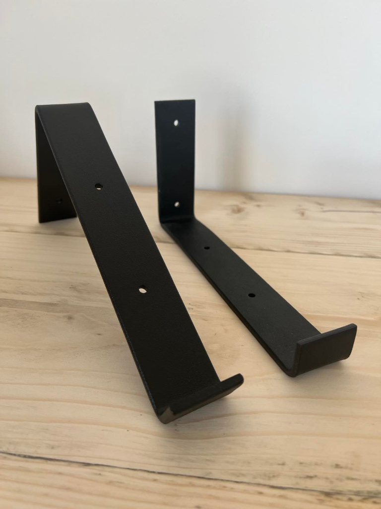 image for NEW Black Scaffold Board Shelf Brackets (Pair)