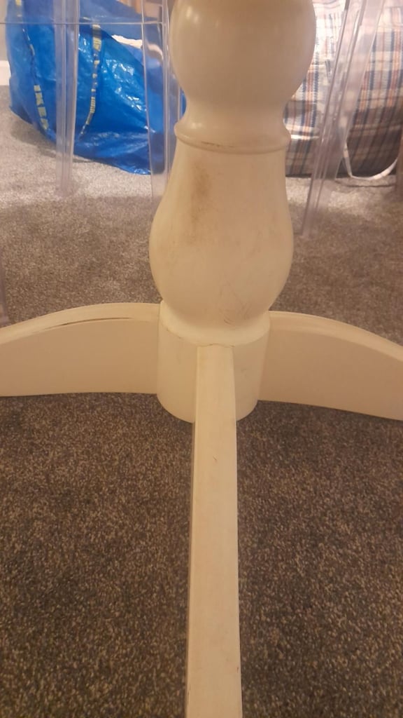 IKEA Rosentorp White Round Extendable Dining Table