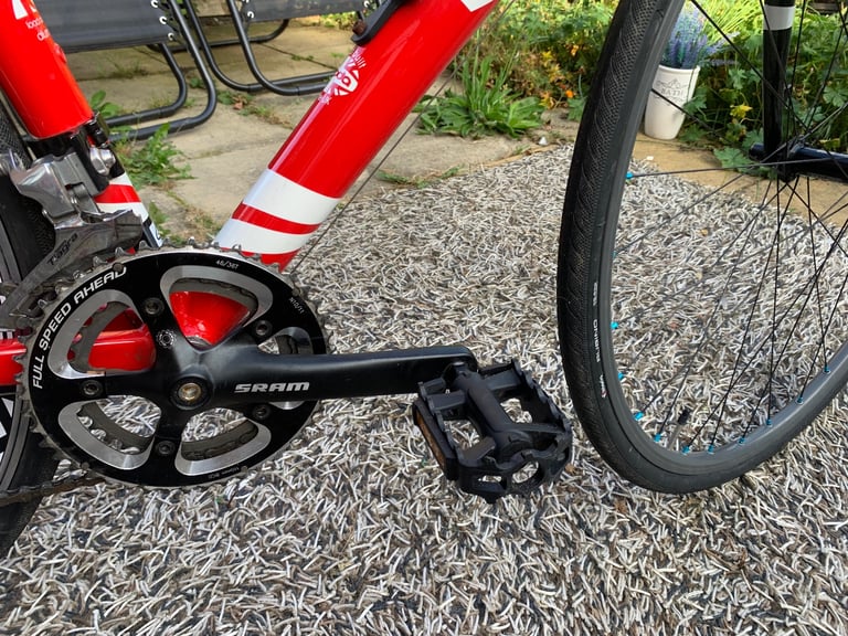 MODA TEMPO HALF CARBON 20 SPEED ROAD BIKE,56cm FRAME,105 SHIFTERS/TIAGRA GEARS/SRAM APEX 