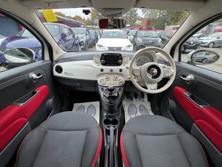 2017 Fiat 500 1.2 ECO Pop Star Hatchback 3dr Petrol Manual Euro 6 (s/s) (69 bhp)