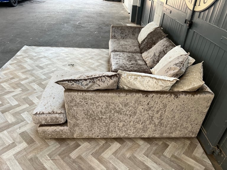 Sofology Crushed L shape sofa, FREE DELIVERY 