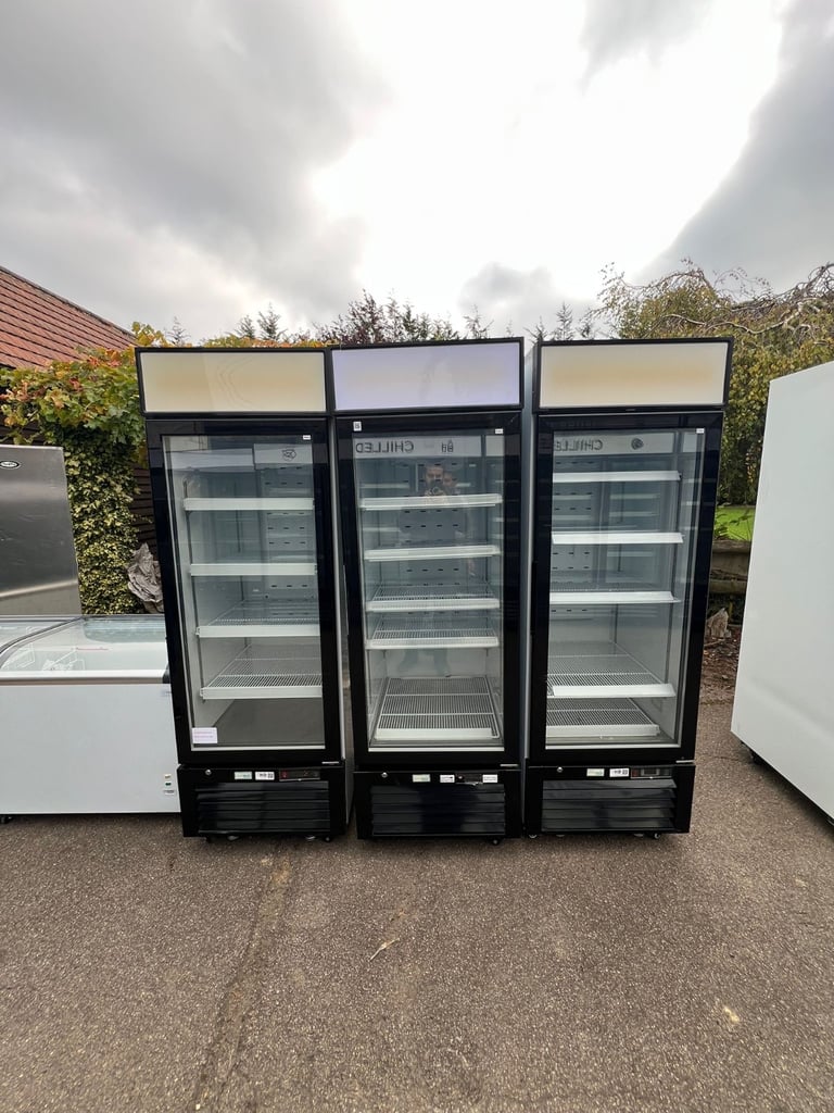 Commercial upright display fridge or freezer brand new b grade cafe shop restaurant 