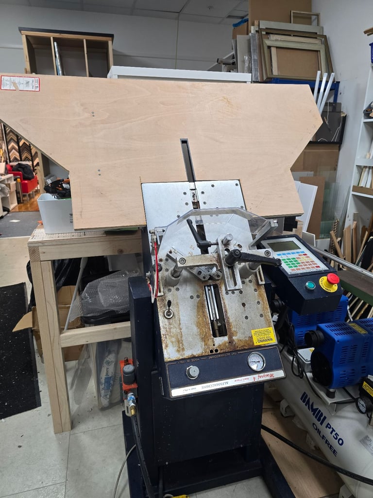 image for Alfamacchine Minigraf 4 Pneumatic Underpinner with Memory Panel (Framing Equipment)