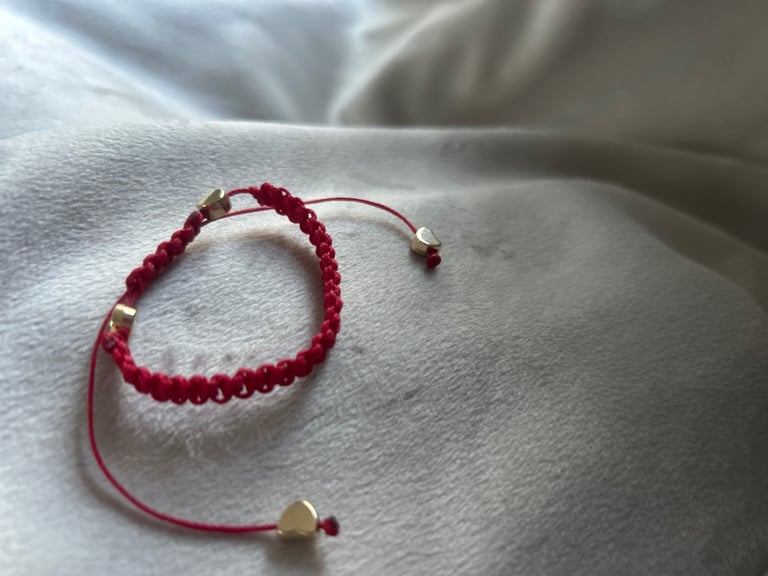 image for Handmade luck protection with hearts