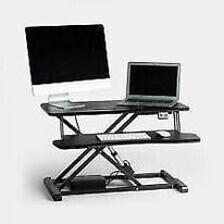 Proper Sit Stand Workstation 2 Tier - BLACK 