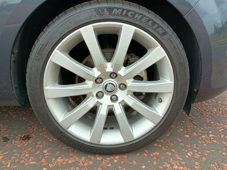 image for 19" JAGUAR XF CARELIA ALLOYS WHEELS TYRES 5x108 8.5J XE XJ XK 