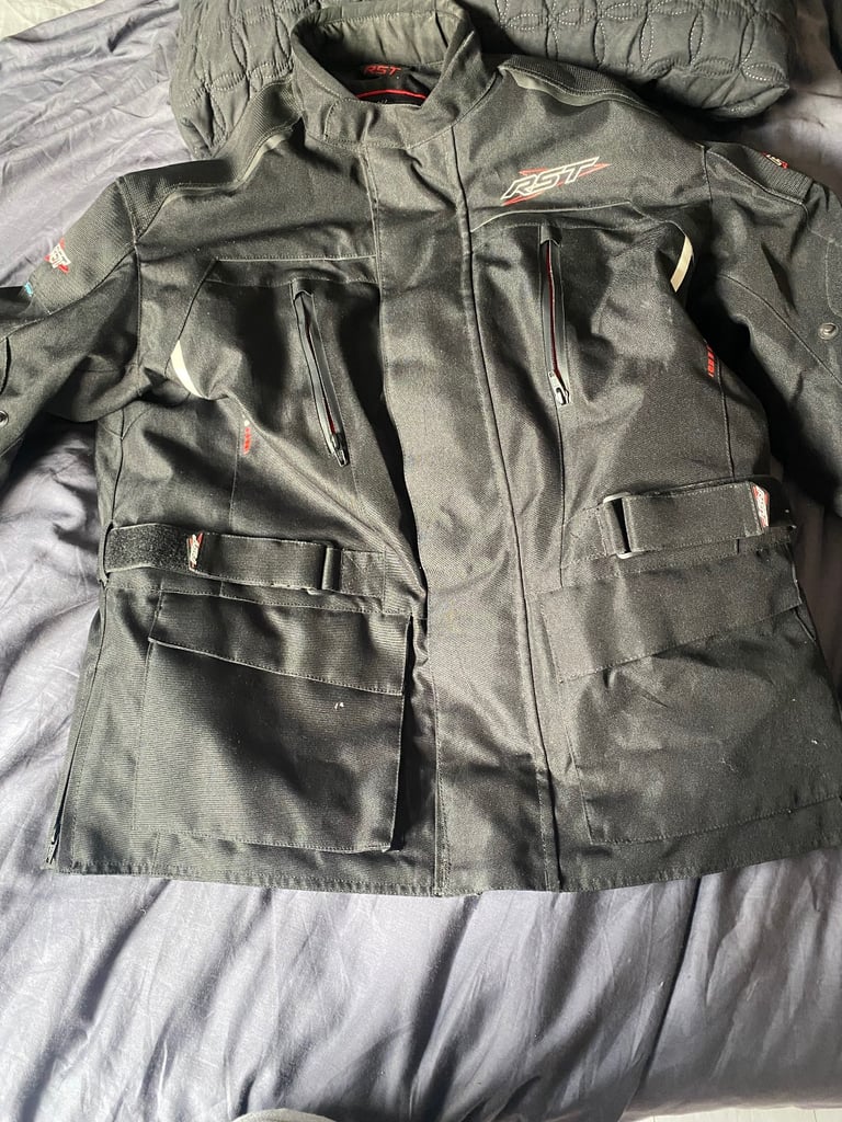 Motor bike riding trousers & jacket 