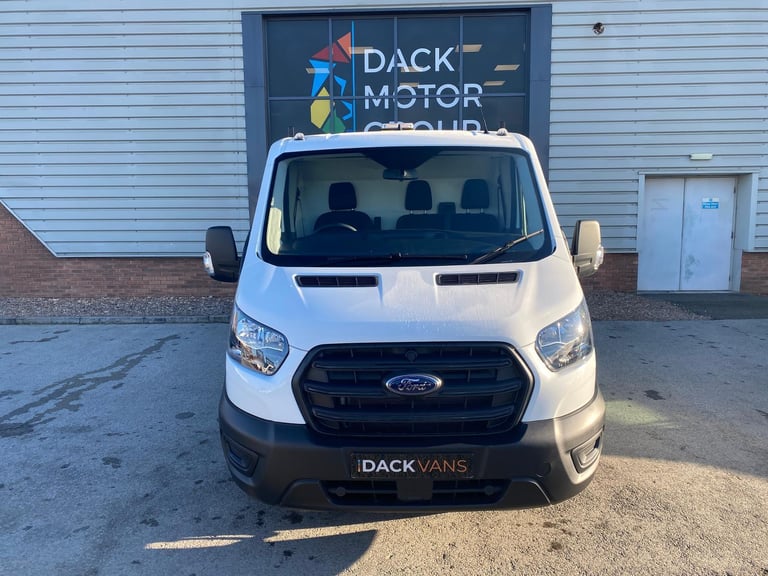 25 Reg Ford Transit L3 DRW DC Utility-Storage Steel Tipper, Tow-Bar