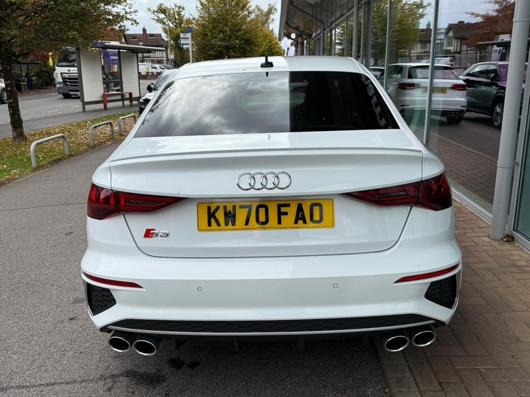 2020 Audi S3 2.0 TFSI Saloon 4dr Petrol S Tronic quattro Euro 6 (s/s) (310 ps) SALOON Petrol Auto...