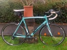 BIANCHI C2C VIA NIRONE 20 SPEED 8.8KG ROAD BIKE,61cm/XL Celest Green FRAME,CAMPAGNOLO