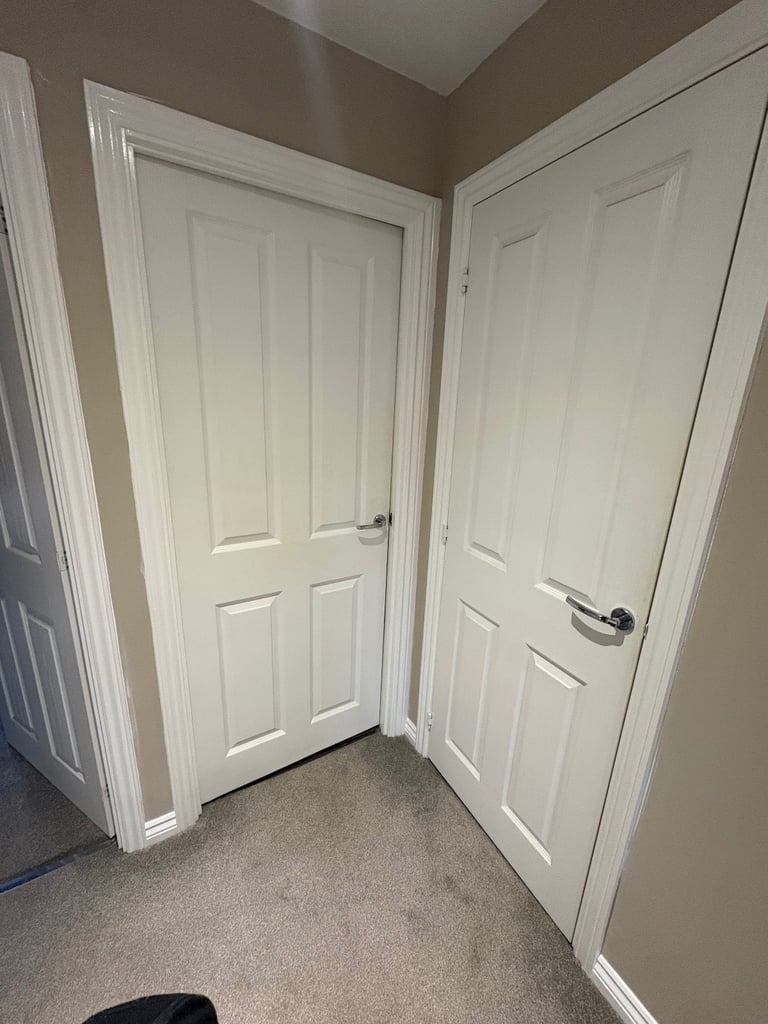 White Internal Doors x 13 (bulk lot, not being sold separately) collection only from NE12, £75