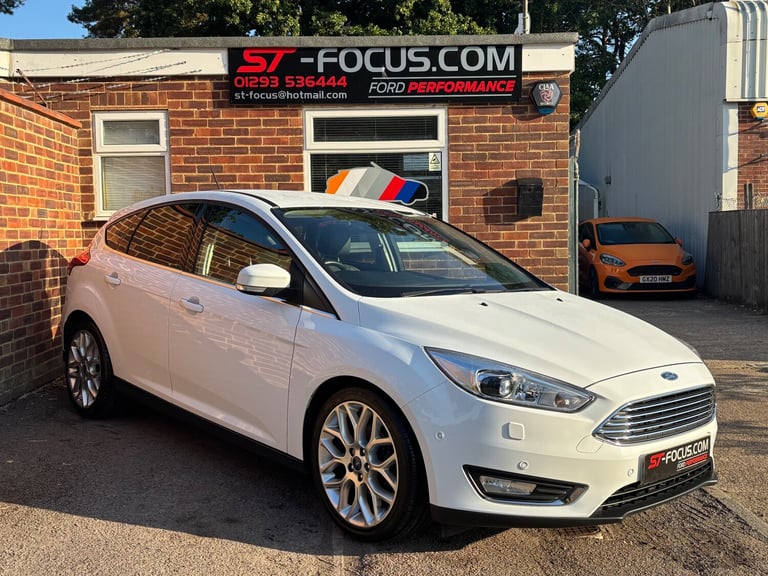 2017 Ford Focus 1.0T EcoBoost Titanium X Hatchback 5dr Petrol Manual. FSH  LOW