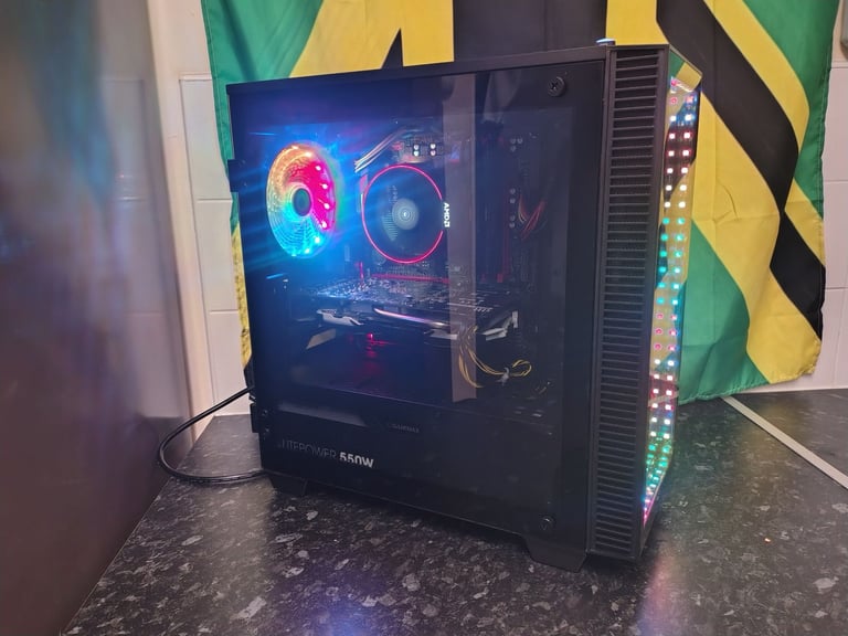 ABYSS/8-Core Ryzen/8GB GPU/16GB DDR4/240GB SSD/2TB HDD/WiFi/Gaming Tower