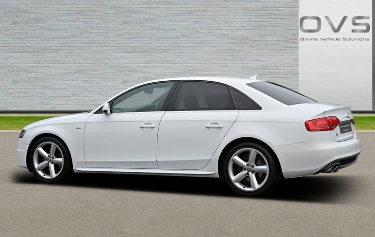 AUDI A4 S LINE 2.0 TDI DIESEL AUTO 5DR SALOON 2009 [59] WHITE