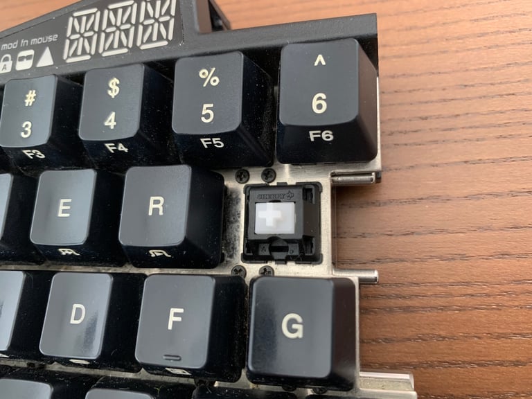 UHK Split mechanical keyboard • Ergonomic • Trackball & thumb modules • Cherry MX Clear