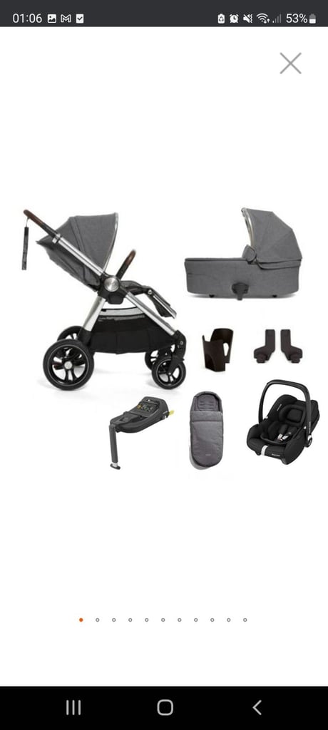 Mama and papas Oracco full 10 peice travel system