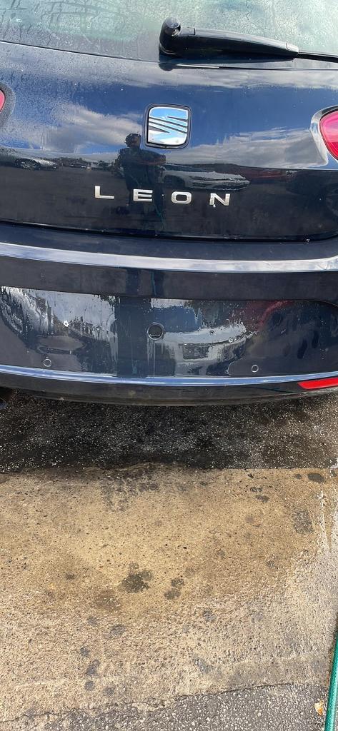 Mk2 Seat Leon back rear bumper black 